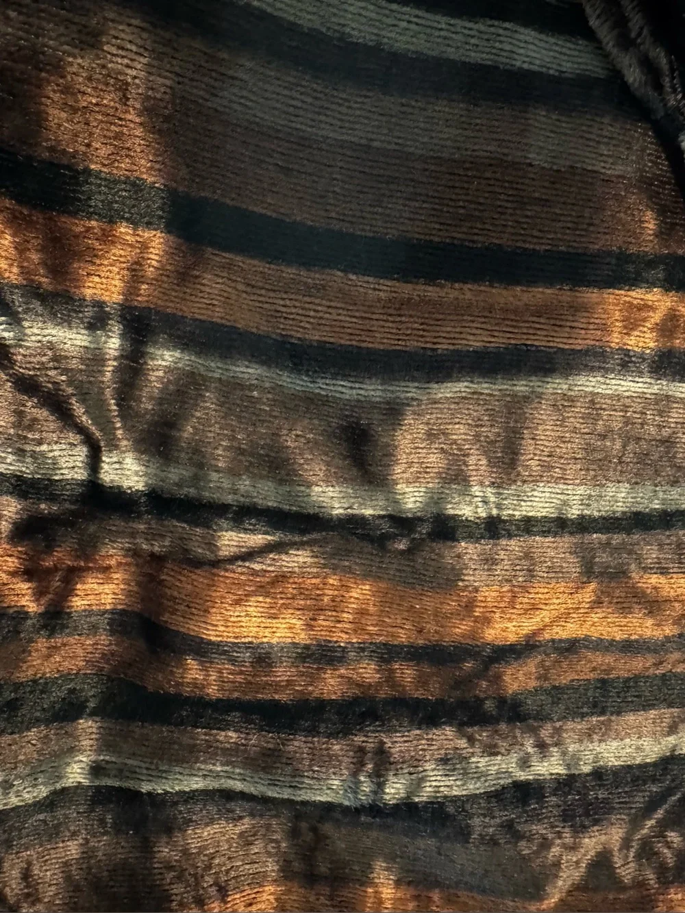 Kenneth Cole Velvet Striped Scarf